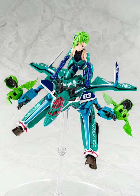Macross Delta - Reina Prowler - VF-31A Kairos (Normal) - Aoshima Character Kit Selection (MC-15) - V.F.G. - 4